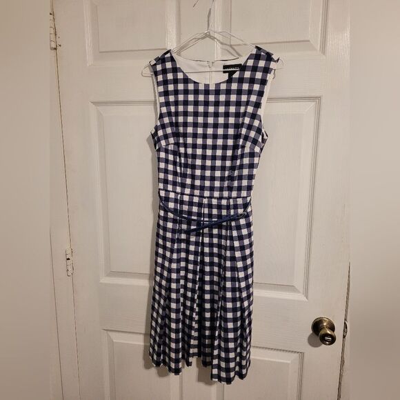 Liz Claiborne gingham print dress - Picture 1 of 5